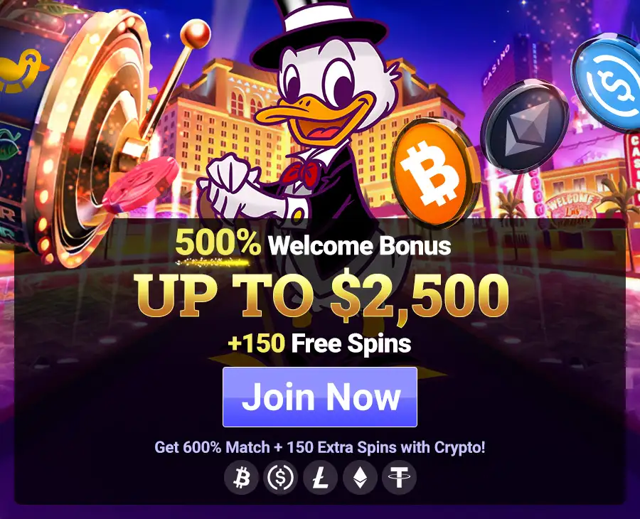 500% Welcome Bonus for New Players